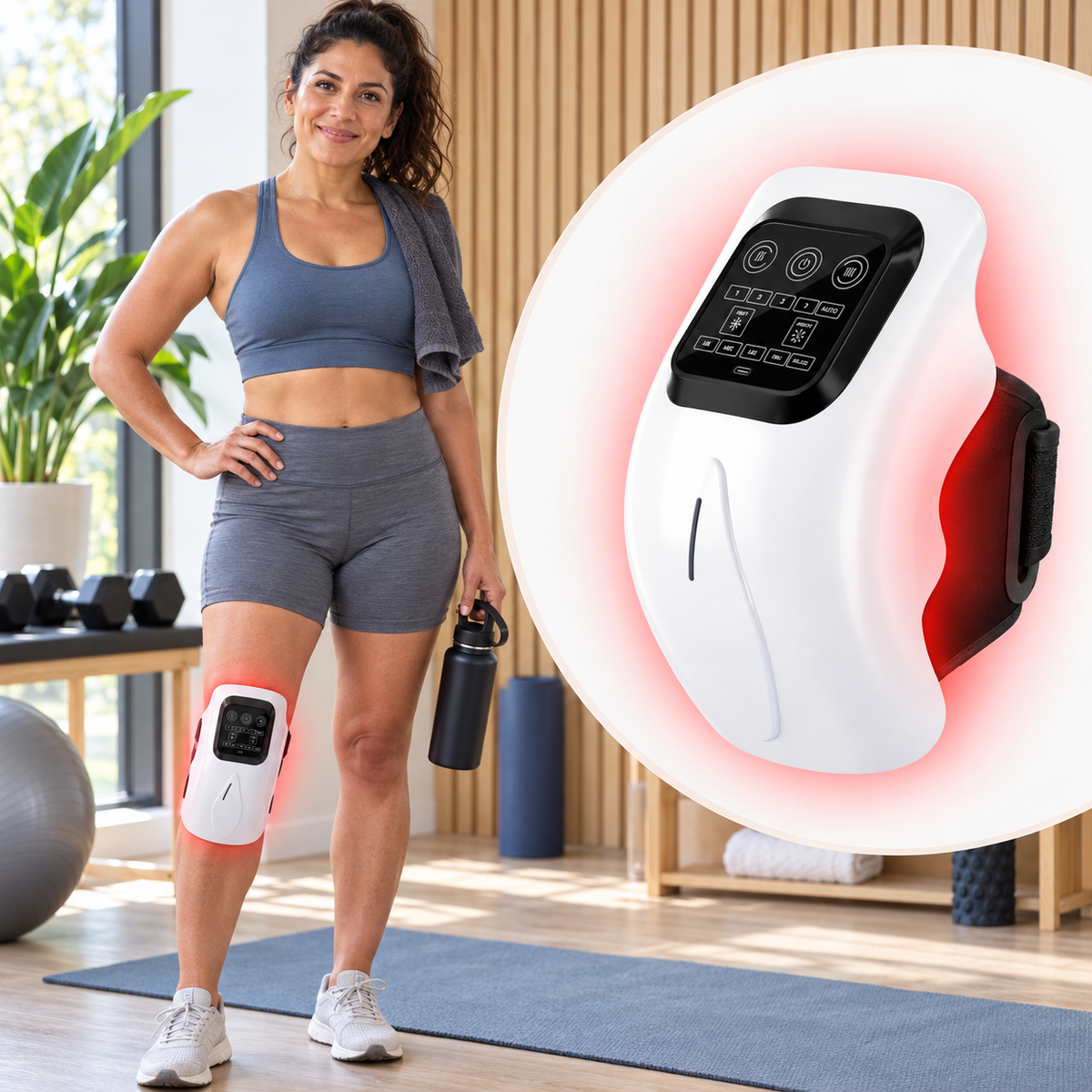 Nuvorite Red Light & Heat Wellness Knee Brace