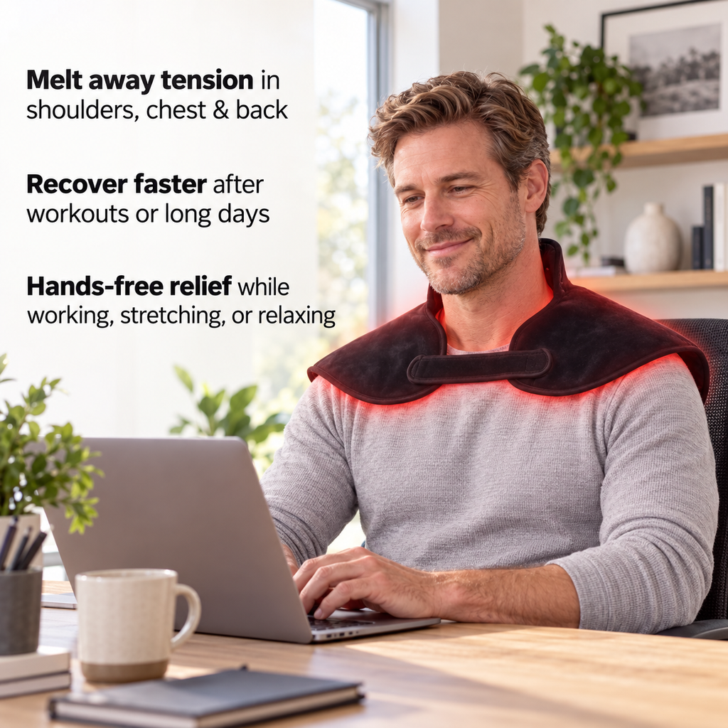 Nuvorite  Red Light Therapy Shoulder/Chest Wrap
