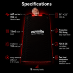Nuvorite  Red Light Therapy Bag